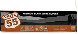Vinyl 55 Premium Black Vinyl Gloves
