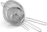 Cuisinart Mesh Strainers, 3-Pack, Silver