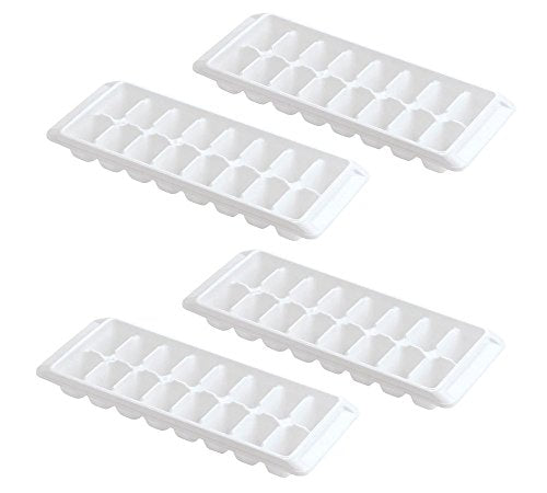 Kitch Easy Release Ice Cube Trays - 4-Pack, 64 Cubes