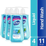 Dial Antibacterial Hand Soap, Spring Water, 11 fl oz (Pack of 4)