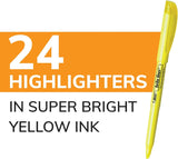 BIC Brite Liner Highlighters, 5-Pack, Assorted Colors