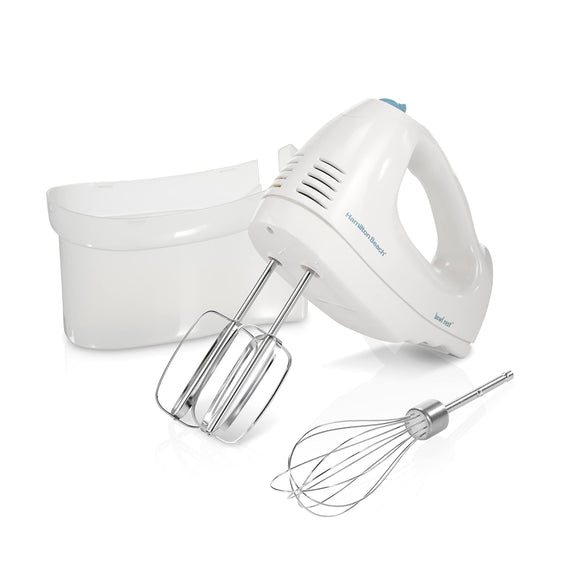 Hamilton Beach 6-Speed Hand Mixer with Whisk, Beaters, Storage Case