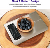 Etekcity Digital Kitchen Scale, Medium, Stainless Steel