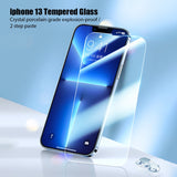 4PCS Tempered Glass for iPhone 13 12 11 Pro Max Screen Protector for iPhone 13 12 mini 7 8 6 6S Plus SE 2020 X XR Xs Max Glass