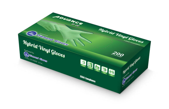 Disposable Gloves IF20 TPE Hybrid Advance Diamond Gloves ( 2000/case )