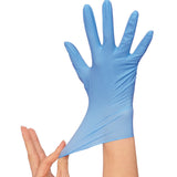 Disposable Gloves IF40 Blue Nitrile 4.0mil Advance Diamond Gloves ( 1000/case )