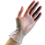 Disposable Gloves IF48 Clear Vinyl Advance Diamond Gloves ( 1000/case )